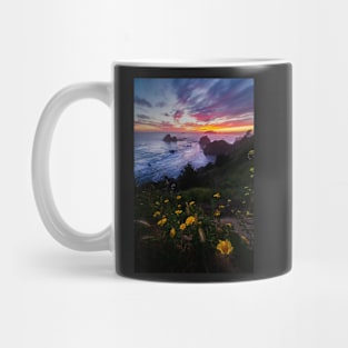 Flowers at Sunset Mug